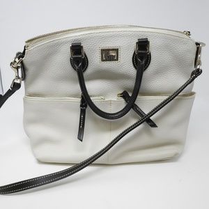 Dooney & Bourke Large White Dillen Pocket Satchel